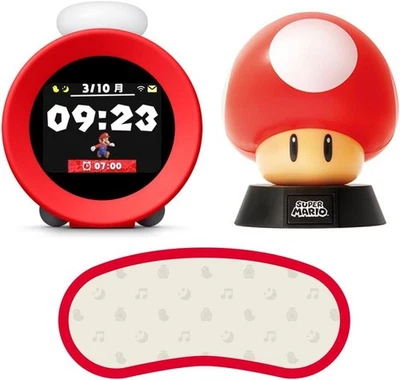 Nintendo Sound Clock Alarmo & Super Mario Character Light  Super Mushroom - Image 1 of 4