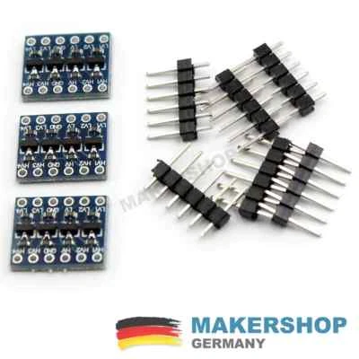 3x I2C 5V-3.3V 4 Kanal Level Shifter Konverter Pegelwandler Arduino Raspberry - Bild 1 von 4