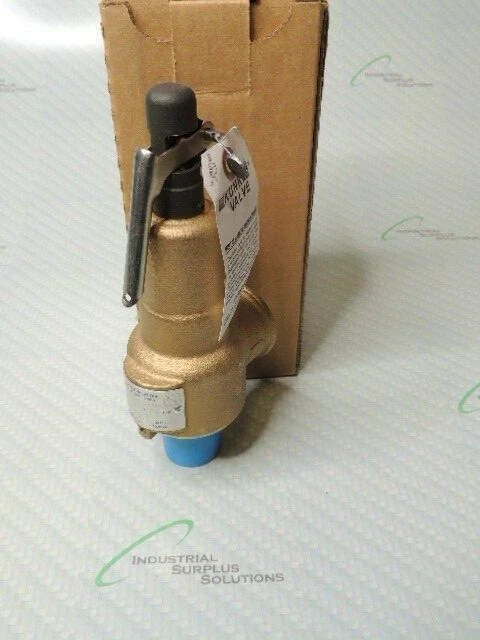KUNKLE 6010FEM01AAM SAFETY RELIEF VALVE 1" NPT THRDD 200# 3353PPH BR - Image 1 of 1