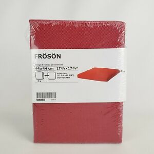 Ikea Froson Cover Square Pad Outdoor Red 17 3/8" x 17 3/8 " New