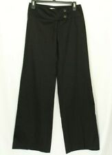 Blu Firenze Women's Dress Black Stretch Trousers Pants Size M Made In Italy
