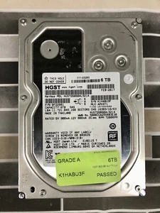 HGST 6TB 3.5 SAS HDD 7200 RPM HUS726060AL5214 Enterprise Drive - Picture 1 of 1