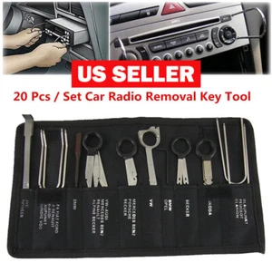 20x Car Radio CD Stereo Release Removal Tool Set Key For Audi BMW VW Ford GM - Picture 1 of 13