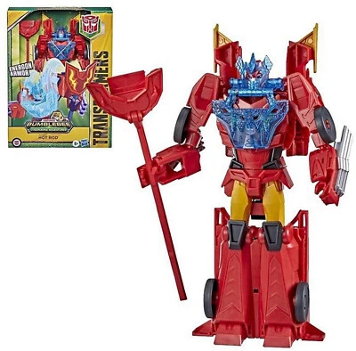 Transformers Hot Rod Actionfigur Bumblebee Cyberverse Adventures Hasbro Dinobot - Bild 1 von 2