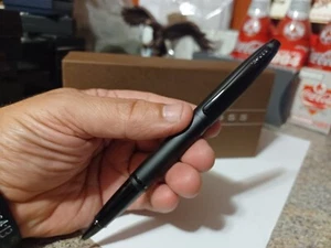 CROSS CALAIS CARBON MATTE BLACK AND GUNMETAL ROLLERBALL PEN BRAND NEW GIFT - Picture 1 of 10
