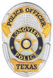 Longview Police Texas Officer breast patch (approx.3.5 x2.4 in.) - Picture 1 of 1