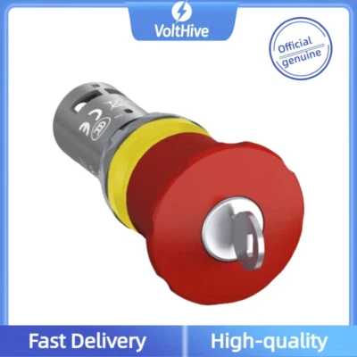 1PCS New ABB CE4K1-10R-01 Reset The Key To The Emergency Stop Switch 24-300V - Image 1 of 3