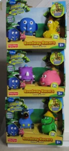 JUEGO DE 6 CORREDORES ANIMALES SOBRE RUEDAS FISHER PRICE DISNEY JUNGLE JUNCTION ROADWAY - Imagen 1 de 4