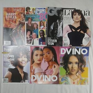 Lot Of 7 Fashion And Celebrity Mixed Magazines 2022 Public Interest News Artists