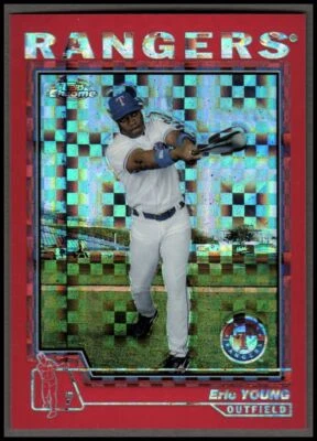 2004 Topps Chrome Red X-Fractors #451 Eric Young - NM-MT - Image 1 of 2