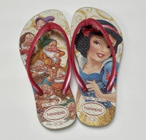 Havaianas Flip Flops Mädchen 10c Schneewittchen sieben Zwerge Disney Sandalen - Bild 1 von 5