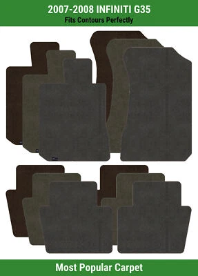 Lloyd Ultimat Front & Rear Row Carpet Mats for 2007-2008 INFINITI G35  - Image 1 of 4