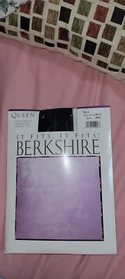 Berkshire Pantyhose Plus Size 5X / 6X  Black Queen Womens  - Image 1 of 2
