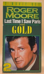 Roger Moore - Last Time I Saw Paris / Gold VHS 2 Tape Set 1994 Release - Picture 1 of 4