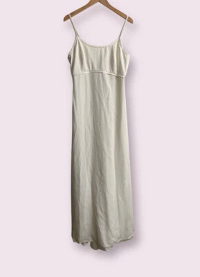 Vestido de novia largo con correa de playa marfil ALFRED ANGELO cintura imperio talla 12 nuevo con etiquetas Foto 1 de 4