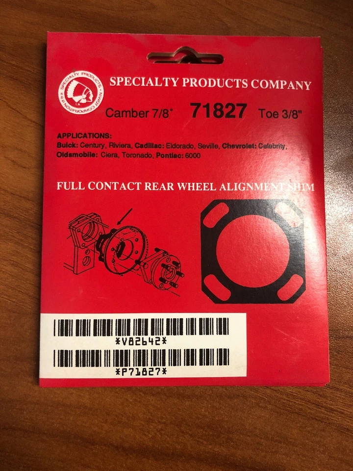 Новый SPC Specialty Products 0,88° задний прогиб/откидной носок 71827 Chevy Buick Cadillac - Изображение 1 из 1