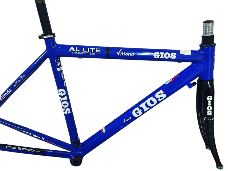 Bicicleta de carretera GIOS AL LITE Vittoria cuadro de aluminio tamaño 48 azu... - Imagen 1 de 1