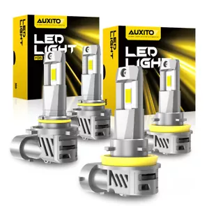 2/4/6X H11 H8 LED Headlight High Low Beam Bulbs Kit 6500K Super White Bright M3S - Picture 1 of 27