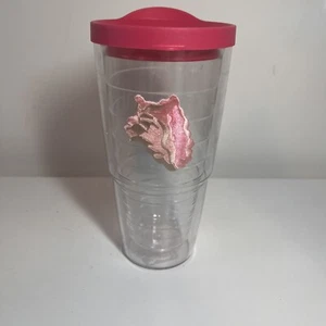 TERVIS Seashell Tumbler with Pink Lid 24oz Dishwasher Safe - Picture 1 of 7