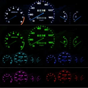Gauge Cluster + Climate Control LED Bulbs Kit For Honda Civic EK 99-00 1999 2000 - Picture 1 of 18