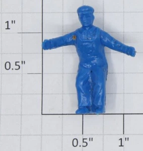 Lionel 3464-17 Blue Unpainted Operating Boxcar Figure with Arms Out (1) - Picture 1 of 2