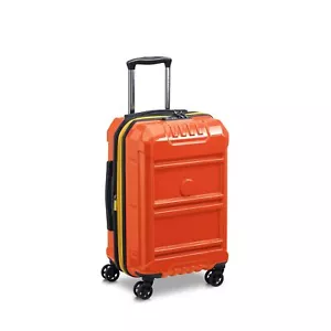 DELSEY PARIS Rempart Hardside Expandable Luggage with Spinner Wheels, Orange,... - Picture 1 of 10