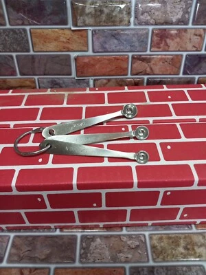 EKCO Measuring Spoons STAINLESS STEEL 18/8: Dash, Smidgen, Pinch EXCELLENT - Image 1 of 3