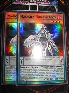 YU-GI-OH! SR MAGICIEN NOBLEDRAGON PLAYSET (LOT DE 2) SDMP-FR003 NEUF EDITION 1 - Picture 1 of 1