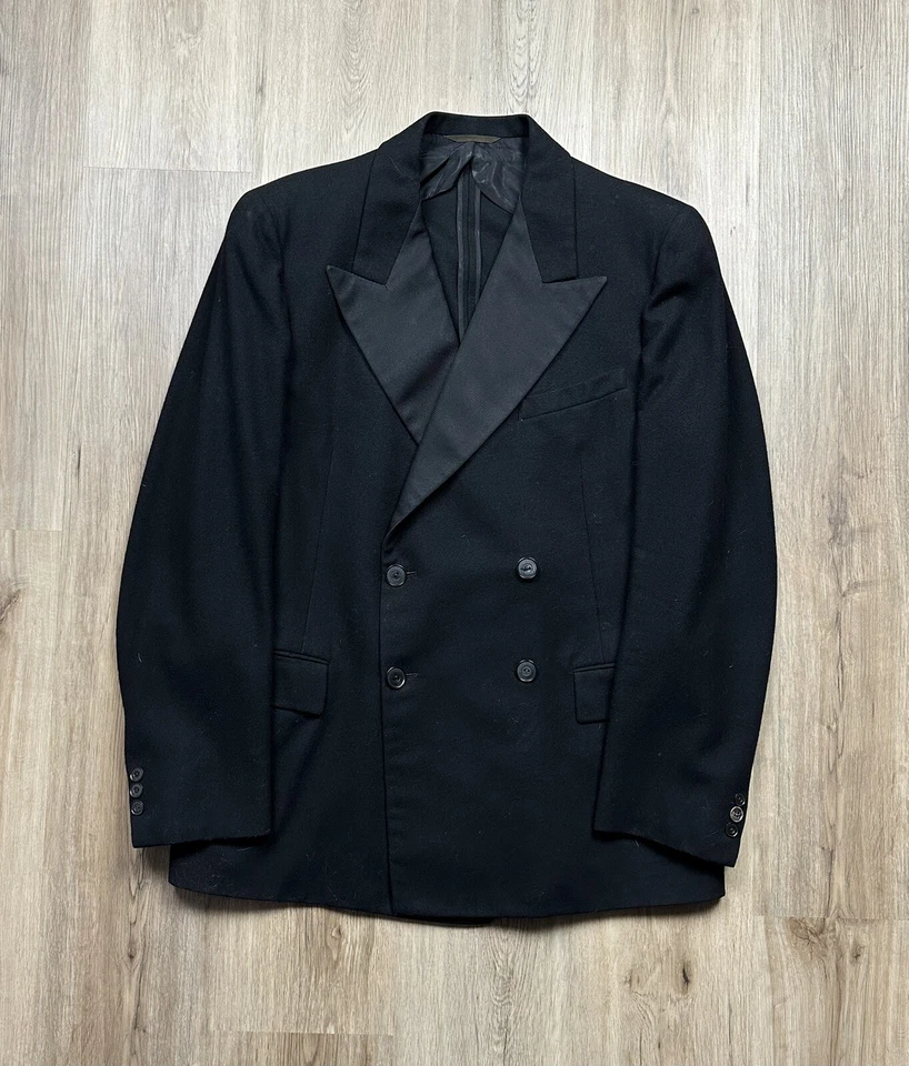 Hastings San Francisco NRA Label Men’s 1930s Black Double Breasted Tux Jacket - Image 1 of 4