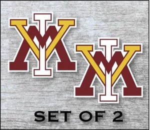 Virginia Military Institute Sticker Decal Vinyl SET OF 2 Cornhole Truck Car - Picture 1 of 1
