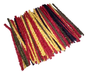 500pcs DIY Handmade Pipe Cleaners Craft Dark Fuzzy Wire Many Colors Arts Crafts - Picture 1 of 9