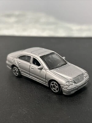 Motor Max 2003 Mercedes-Benz C-Class #6066 Silver Die Cast 1:64 Made in China - Image 1 of 4