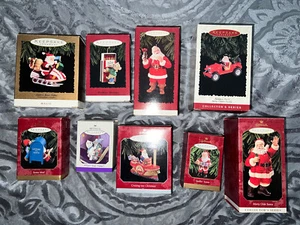9 Hallmark 1993-1999 Hallmark ORNAMENTS Santa's Snow-Getter COCA SANTA Matchless - Picture 1 of 8