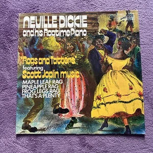 Neville Dickie and his ragtime piano 12” vinyl lp Rags and Tatters - Tested - Picture 1 of 7