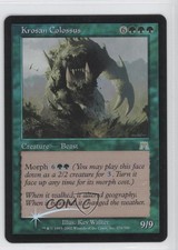 2002 Magic: The Gathering - Onslaught Foil Krosan Colossus #270 n0n