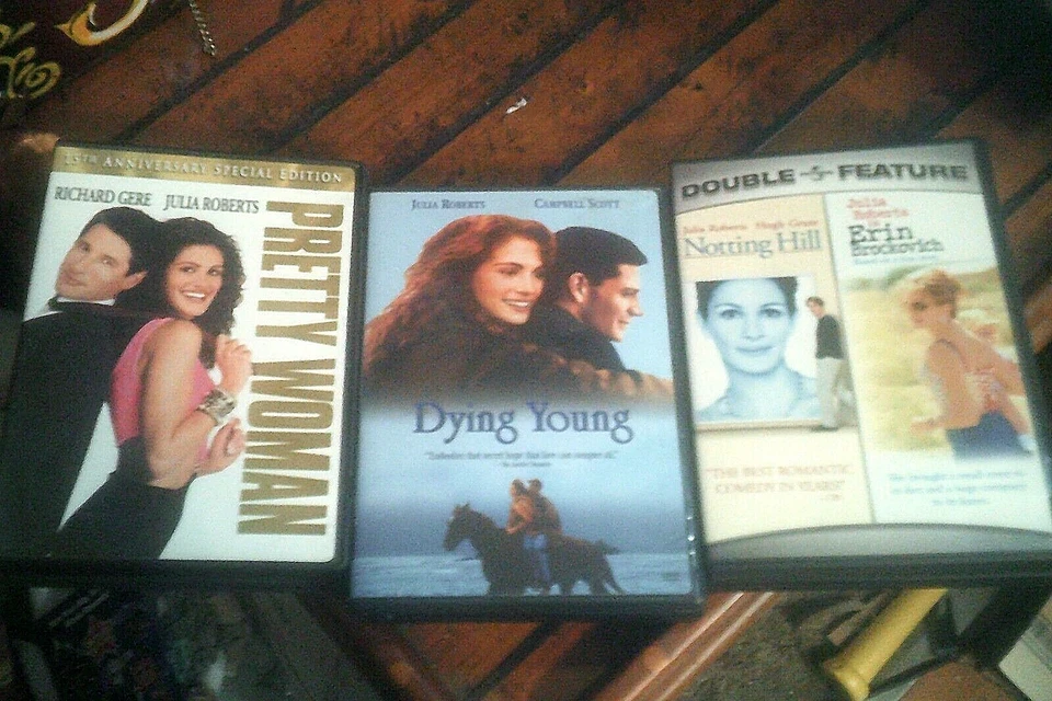 Pretty Woman / Dying Young / Notting Hill / Erin Brockovich - Julia Roberts DVDs - Image 1 of 1