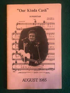 Johnny Cash Fan Club Booklet Vintage 1985, 5.5x8.5 - Picture 1 of 3