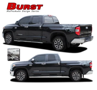 2015-2021 Toyota Tundra Bed Vinyl Graphics BURST Upper Body Accent Stripe Decals Foto 1 de 4