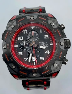 Invicta Sea Monster Luminous Men's Watch - 50mm, Red, Black (37667) - Picture 1 of 21