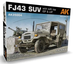 AK Interactive 35004 - SUV 1:35 FJ43 con techo blando IDF & LAF - Imagen 1 de 4