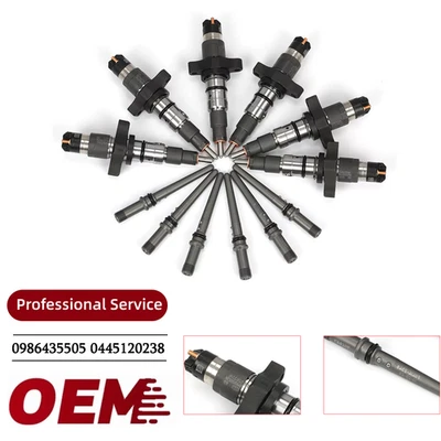 6X Genuine Diesel Fuel Injectors For Dodge Ram 2500 3500 5.9L Cummins 0445120238 - Image 1 of 4
