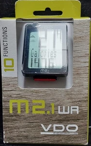 Fahrradcomputer, M2.1 WR, neuwertig, 1 0 Funktionen, Geschwindigkeit, Fahrzeit - Bild 1 von 3