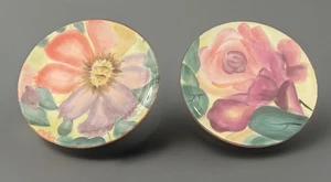 Pfaltzgraff Flower Market 8" Salad Plates Set of 2 Vivid Multicolor Floral - Picture 1 of 5
