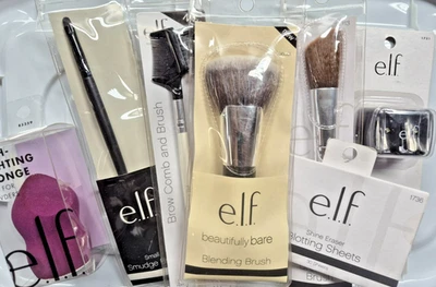 B2G1 FREE elf e.l.f. Bronzing/Brow Comb/Smudge/Sculpting/Blending Brush - Image 1 of 2