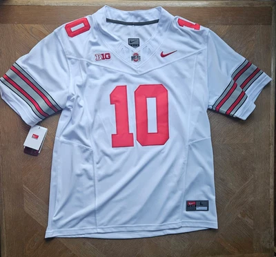 Футболка Джулиана Сайина No10 Ohio State Buckeyes QB 🏈 2025 College Football 🏆 OSU🔥 - Изображение 1 из 4