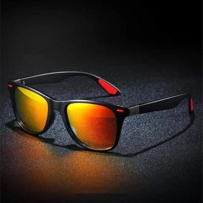 Gafas de sol polarizadas para hombre conducción pesca protección UV lente naranja lentes nuevas Foto 1 de 4