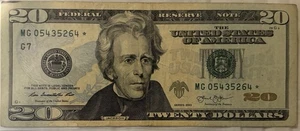 2013 Star 20$ Bill Excellent Condition  - Picture 1 of 2