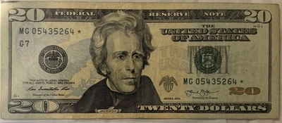 2013 Star 20$ Bill Excellent Condition  - Image 1 of 2