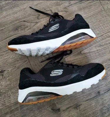 Zapatillas Mujer Skechers Skech Air extreme 12922 Cuero Negro y Malla Talla 6.5 Foto 1 de 4