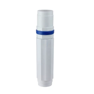 Cámara de lujo Pool Central de 7,5 pulgadas blanca y azul para postes telescópicos de piscina - Imagen 1 de 4